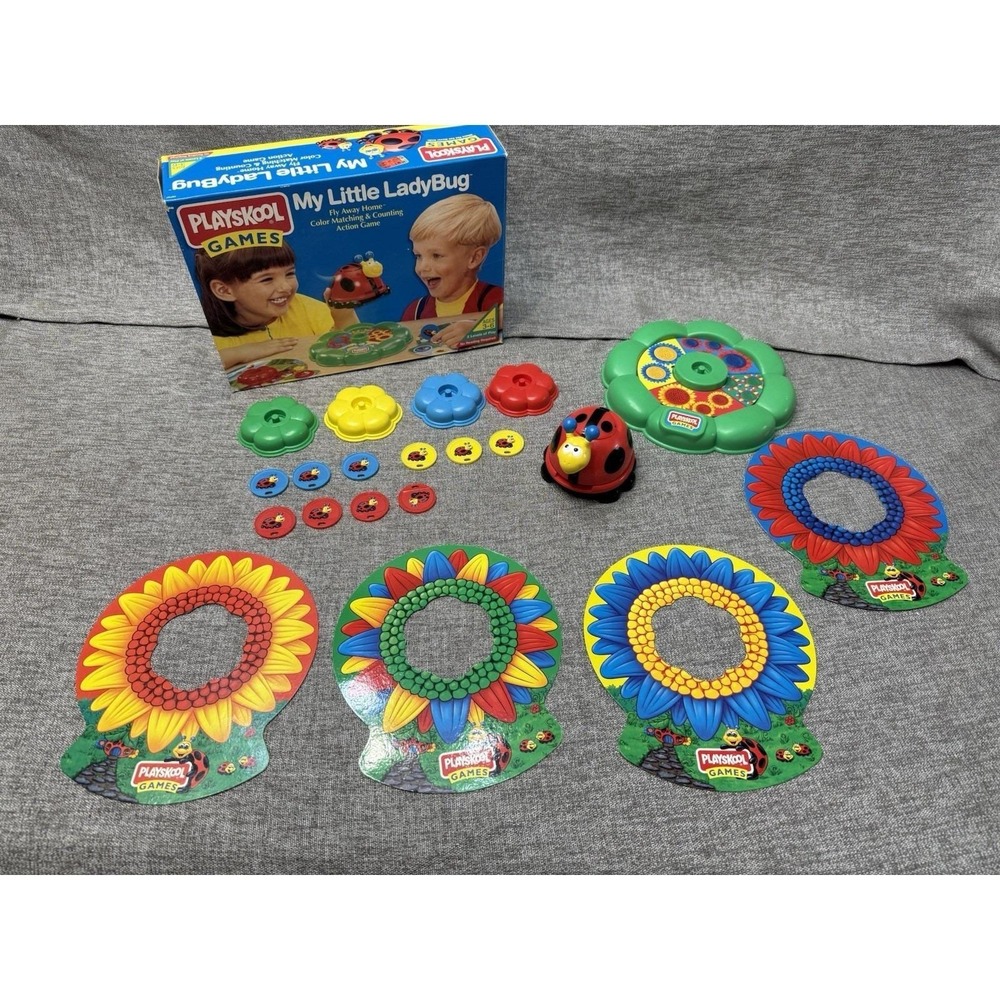 1996 Vintage Playskool Childrens Game My Little Lady Bug